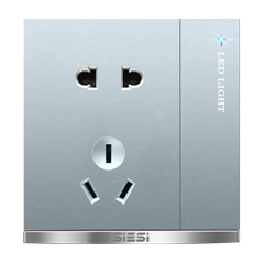 10A二三极插座带（单/双）控开关