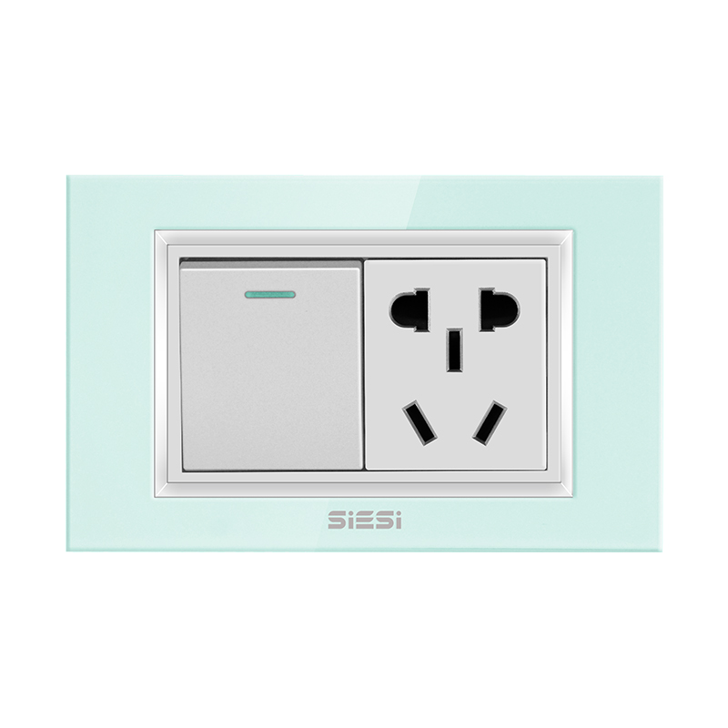 一开五孔（玉绿色）